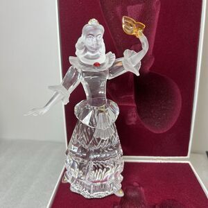 Swarovski Figurine Masquerade Ball 2000 SCS Event Pc Lady Yellow Mask w/Box COA